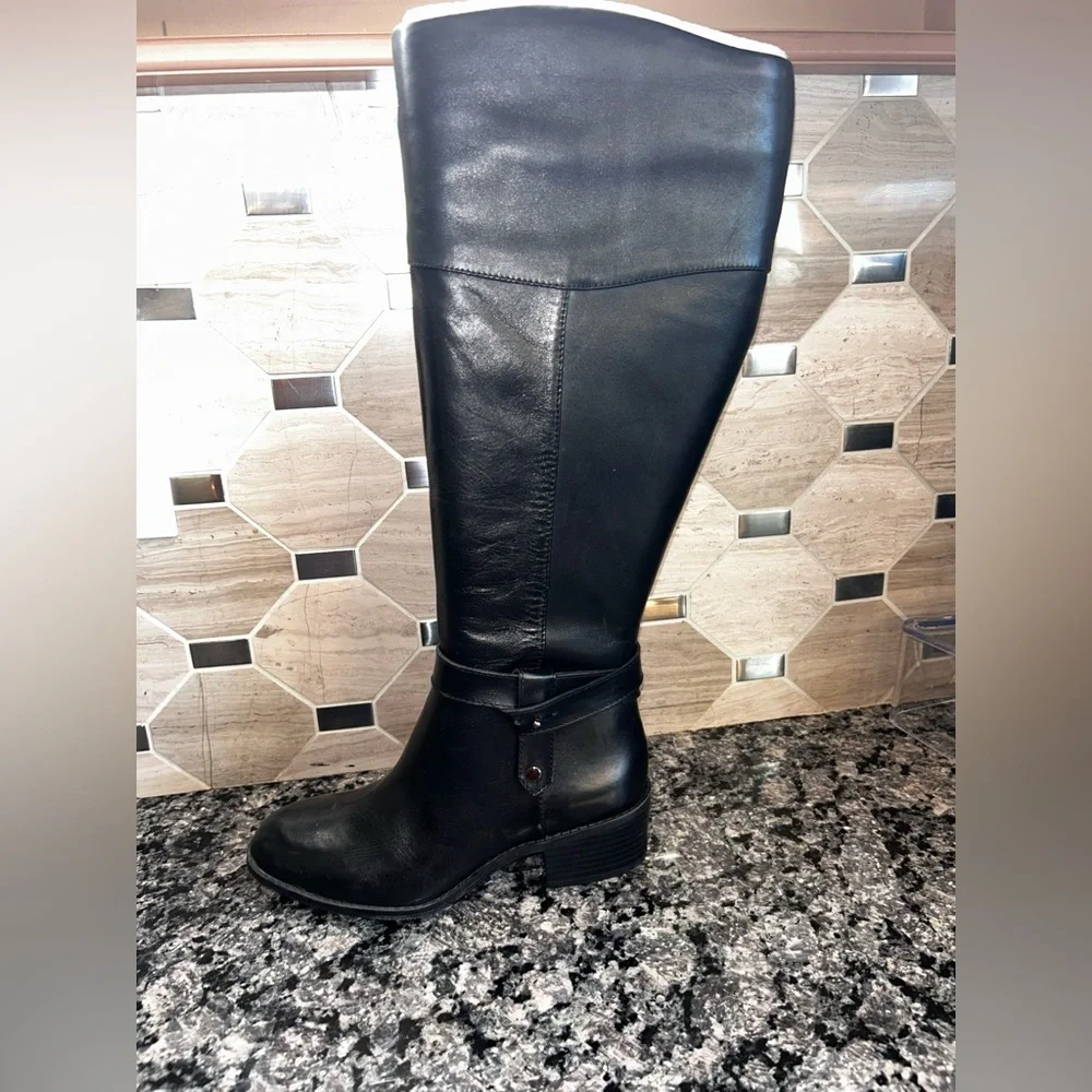 Alfani Berniee Step N Flex Tall Riding Boots – Black | Size 5 | NWT